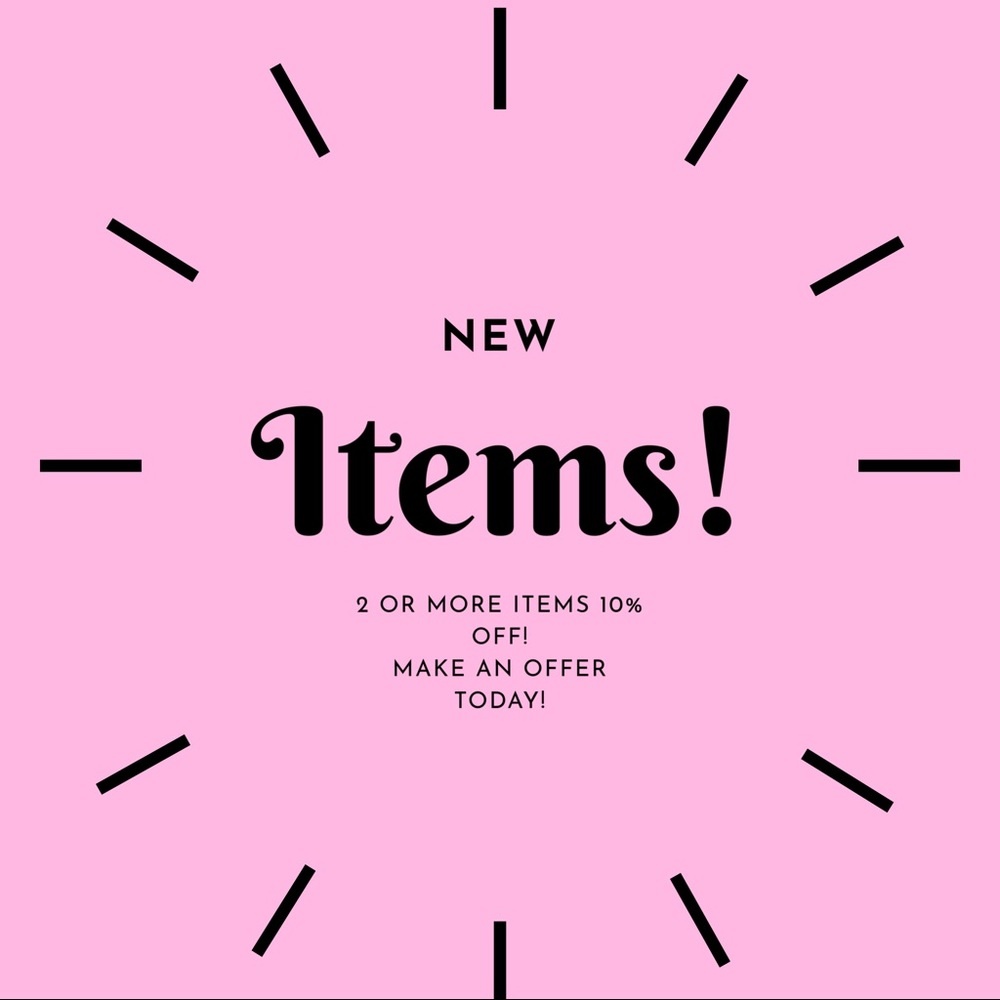 NEW ITEMS! ACCEPTING REASONABLE OFFERS!